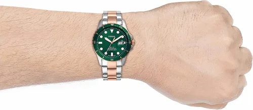 Vista 4 de Fossil - Reloj de cuarzo y acero inoxidable, casual, FB-01, inspirado en el buceo para hombre