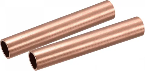 Vista 6 de uxcell Tubo redondo de cobre 0.315 in OD 0.059 in espesor de pared 3.937 in longitud tubería 2 piezas