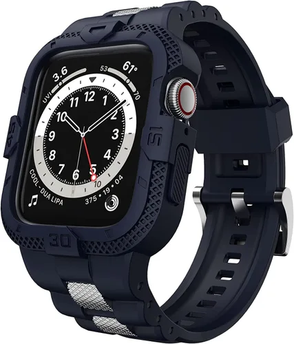 Vista 21 de Correas Compatibles para Apple Watch de 41mm, 40mm, 38mm, Correa Deportiva Resistente para Hombres con Estuche Protector para Watch Series 9, 8