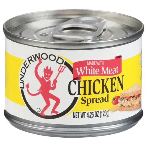 Vista 2 de Underwood, Pasta de pollo con carne blanca, recipiente de 4.25 onzas (paquete de 4)