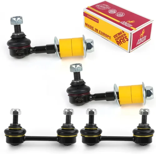 Vista 157 de Metrix Premium Chassis Parts - Kit de 4 piezas de barra estabilizadora delantera y trasera con enlace de extremo de barra estabilizadora para Ford