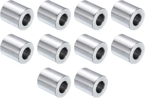Vista 149 de uxcell 10 piezas de espaciador de acero inoxidable de 3/8" de diámetro interno x 3/4" de diámetro exterior x 1" de longitud, espaciador de rosca