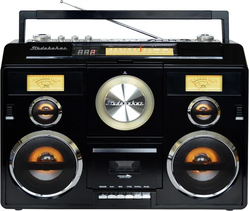 Vista 2 de Studebaker SB2140 - Estación de sonido Boombox (negro)
