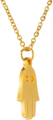 Vista 3 de Collar con colgante de palma de mano con protección de la buena suerte, 3
