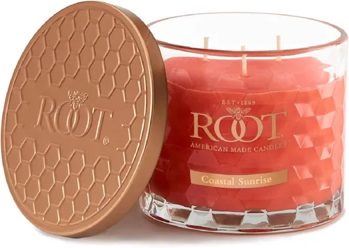 Vista 32 de Root Candles Velas Aromáticas Mezcla de Cera de Panal Vela Artesanal Premium, Veriglass Pequeño, Limón y Bergamota