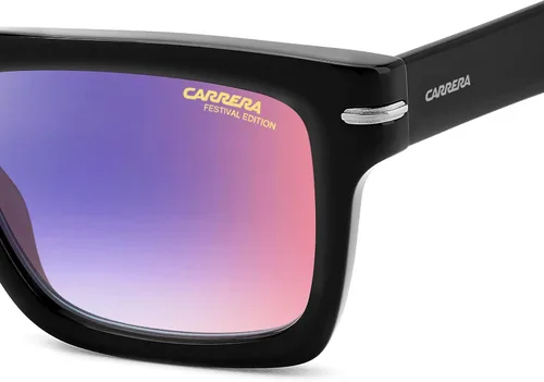 Vista 4 de Carrera Gafas de sol unisex Negro/Azul Sombreado Rojo