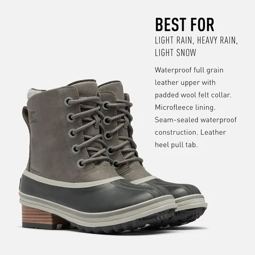 Vista 3 de Sorel Encaje Slimpack III para mujer lluvia y nieve resistente al agua Nieve