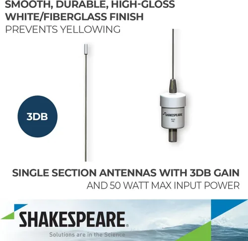 Vista 3 de Shakespeare 5215-AIS 3' VHF Ais