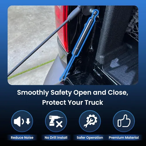 Vista 4 de 2022 2023 2024 2025 2026 Amortiguador asistido para portón trasero para camiones Maverick, compatible con accesorios para camioneta pickup Maverick