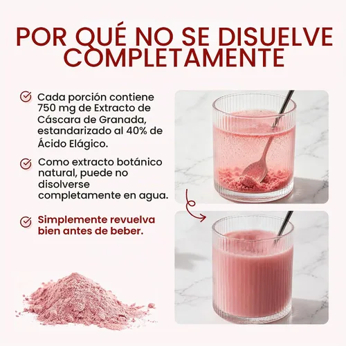 Vista 7 de inGreens Polvo de granada, mezcla de bebida antioxidante, paquetes de 30