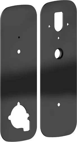 Vista 4 de Lockly Placa de cubierta inteligente para cerradura de puerta, accesorio para cerraduras inteligentes Lockly de acero inoxidable a prueba de óxido