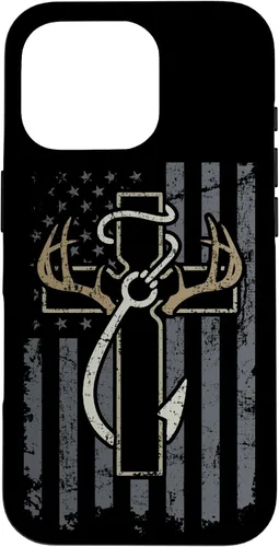 Vista 15 de Faith Hunting Fishing - Christian Cross USA Hunter Fisherman Case for iPhone 17
