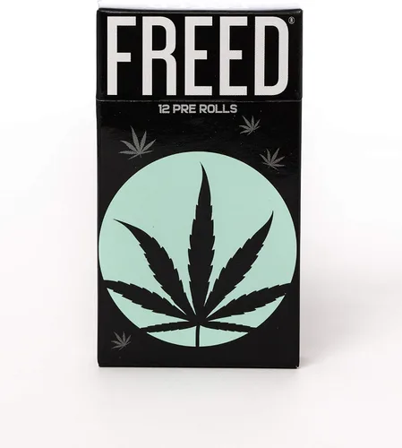 Vista 2 de FREED - Cigarrillos de hierbas - Hierbas 100% naturales - 1 caja cuadrada (10 paquetes por caja) - 120 humos por caja - Sin tabaco y sin nicotina