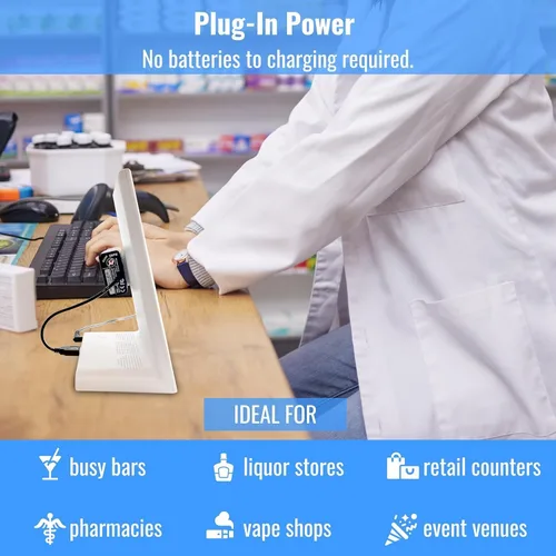 Vista 6 de Minor Decliner Smart ID Scanner - Detecta identificaciones caducadas y clientes menores de edad - Puede actualizar para detección de identificación