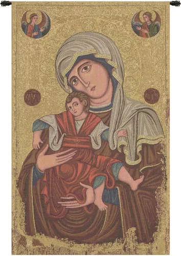 Vista 10 de Madonna Di Medjugorie - Tapiz italiano para colgar en pared, 6 pulgadas x 9 pulgadas, algodón/viscosa/poliéster por Raoul Vitale
