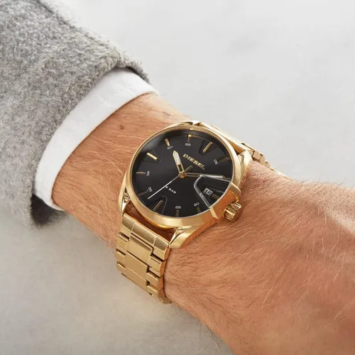 Vista 6 de Diesel Reloj de cuarzo de acero inoxidable MS9 para hombre, Reloj cronógrafo MS9 de acero inoxidable