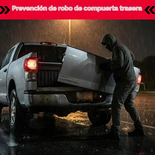 Vista 6 de Collarín de cierre para portón Pop & Lock PL9900 (The Gate Defender) Fits Toyota Tacoma and all trucks, Easy installation, Truck theft prevention