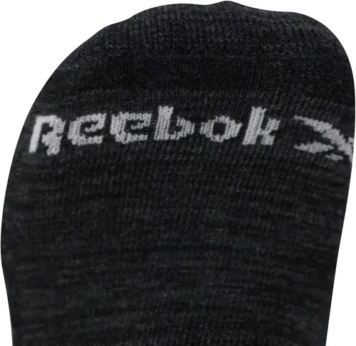 Vista 6 de Reebok Calcetines de cojín básicos transpirables de corte bajo para hombre (paquete de 6)