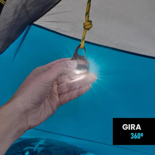 Vista 7 de Nite Ize Moonlit - Linterna micro recargable portátil para accesorios de campamento y equipo de senderismo, cuenta con clip de mosquetón con un