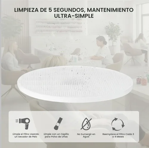 Vista 6 de Lavinda - Colector de polvo de uñas inalámbrico, 3500 RPM de velocidad