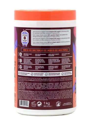 Vista 2 de NOVEX Mascarilla Capilar 35oz (Infusión de Colágeno)