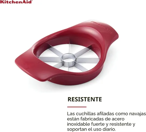 Vista 3 de KitchenAid KE305OHERA Cortador de frutas clásico, talla única, rojo