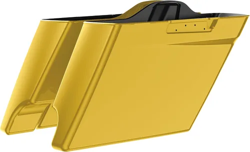 Vista 75 de Alforjas extendidas para Harley Touring Street Glide, Electra Glide, Road Glide 2014-2023 (whisky ámbar)