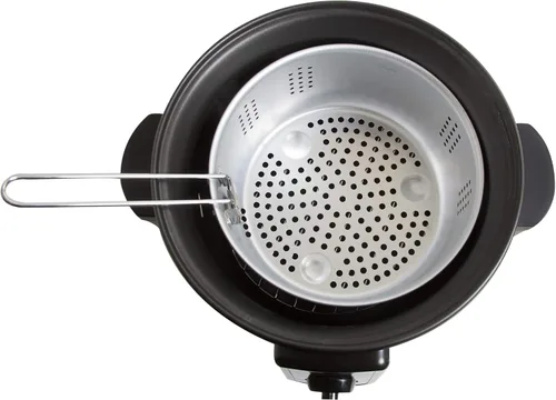 Vista 4 de Continental Electric CP43279 Freidora de 5 litros de acero inoxidable, color plateado