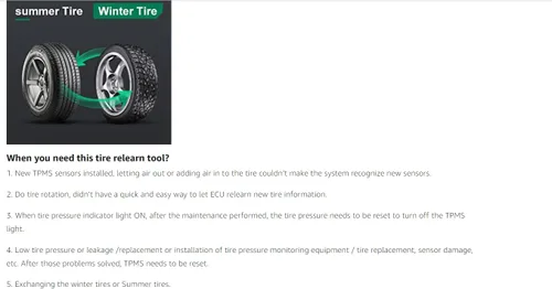 Vista 10 de JDIAG Herramienta de Sensor TPMS, Herramienta de Reaprendizaje TPMS para F150 Sensor de Reseteo Automático de TPMS Programación de Herramientas