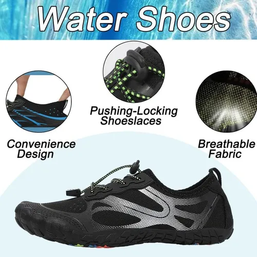 Vista 2 de LIZRHA Zapatos de agua para hombre, zapatos de agua para mujer, zapatos de agua para hombre, zapatos de playa para hombre y mujer, zapatos