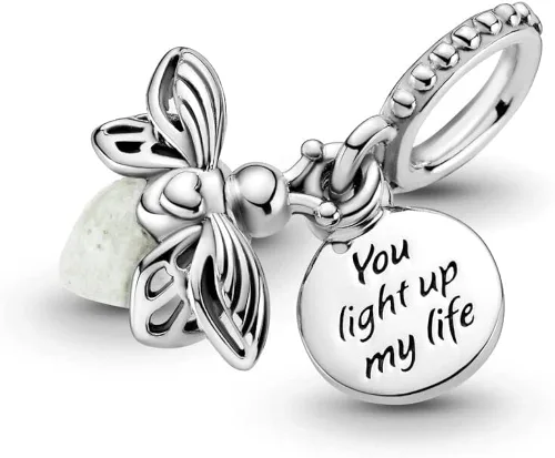 Vista 4 de Ouroyea Colgante colgante de plata de ley 925 con diseño familiar de animales, regalos para mujeres, pulsera y collar, Plata, Circonita cúbica