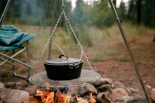 Vista 3 de Stansport Tripod Cooker with 17" Grill (15997-77)