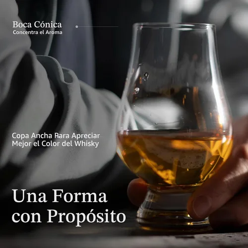 Vista 5 de GLENCAIRN - Vaso de whisky de cristal en caja de regalo, regalos para Compatible con accesorios Glencairn, vidrio de degustación, trajes de whisky