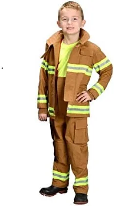 Vista 2 de Traje de bomberos bronceado disfraz de Halloween (edades 2-3)