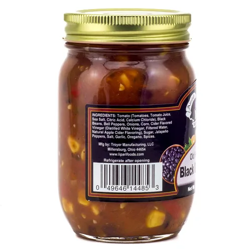 Vista 4 de Amish Wedding Salsa de frijoles negros, 14.5 onzas (paquete de 2)