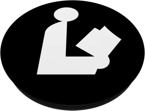 Vista 2 de Reading Book Library Bookstore Non Fiction Quiet Privacy Fun PopSockets Swappable PopGrip