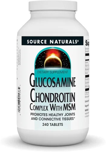 Vista 5 de Source Naturals Complejo de glucosamina condroitina con MSM, 60 tabletas