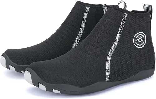 Vista 7 de Cozystep Zapatos de agua húmeda para la playa, para hombre y mujer, botas de traje de neopreno de secado rápido, zapatos deportivos para natación