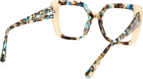 Vista 7 de VOOGLAM Voogueme - Gafas cuadradas de champán para mujer Giuseppina