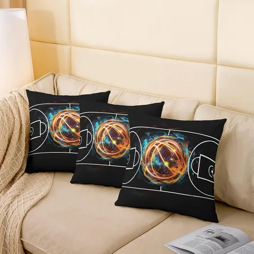 Vista 88 de Guitar Print Double Sides Print Pillow Covers 16"x16",Music Themed Bass Instruments Pillowcase Soft Square Cushion Cases,Rustic Music Score Note
