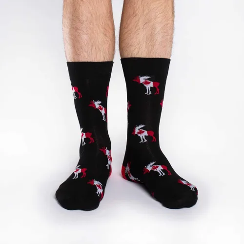 Vista 2 de Good Luck Sock Men's Canada Socks, Adult