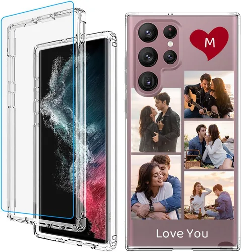 Vista 15 de Funda para teléfono con foto personalizada para Samsung Galaxy S22 5G, cubierta personalizada con imagen, texto, logotipo
