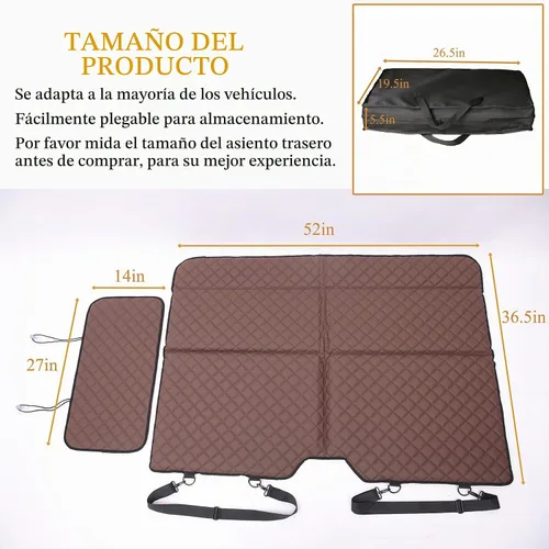 Vista 6 de Ablechien Colchón de coche no inflable, extensor de asiento trasero para camión, hamaca de perros, colchón de cama de camión, colchón de campamento