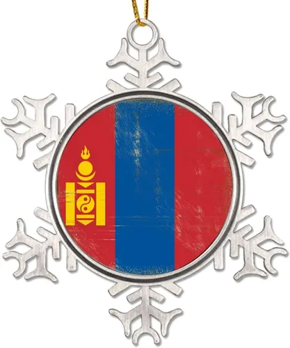 Vista 8 de Bandera de Mauricio adorno colgante para árbol de Navidad, bandera nacional, silueta de Mauricio, decoración de Navidad, regalo de vacaciones