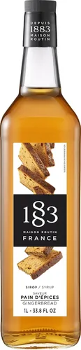Vista 18 de 1883 Jarabe de Amaretto para bebidas, fabricado en Francia, botella de plástico de 1 litro