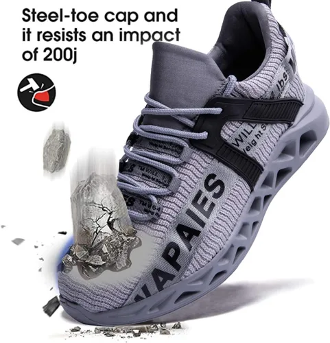 Vista 2 de Best Womens Steel Toe Shoes Women's Lightweight Composition Toe Work Shoes Fashion Steel Toe Shoes for Men Safety Shoes Proof Resistant for