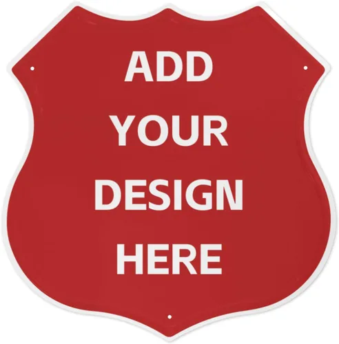 Vista 10 de Letreros personalizados para negocios al aire libre de metal con texto en inglés «Make Your Own 12X12» Letrero personalizado para jardines al aire