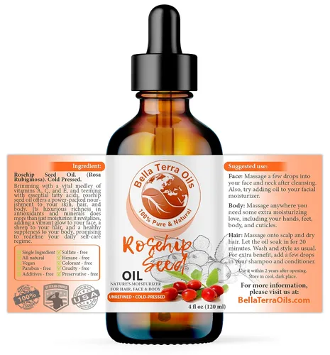 Vista 2 de Bella Terra Oils Aceite de semilla de Rosehihp