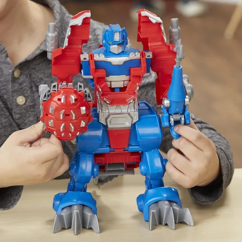 Vista 7 de Playskool Heroes Transformers Rescue Bots Reloj de caballero Optimus Prime