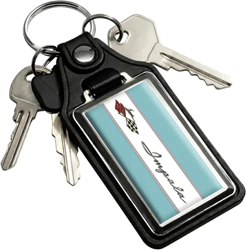 Vista 36 de Brotherhood Car Key Chain for Impala - Classic Models Keychain for Men and Oro olímpico - Guión de 1969